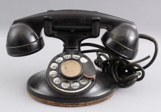 Antique 1930s Model 202 Western Electric Rotary Telephone,  Complete