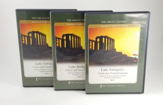 The Great Courses Late Antiquity: Crisis And Transformation,  6 Dvds & Booklet,