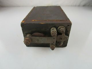 Antique 1900 ' s Ford Model T Model A Wood Box Ignition Coil Part 2