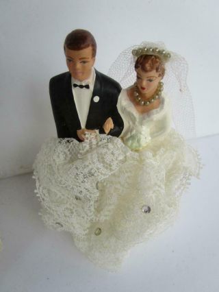 Vintage Coast Novelty Bride Groom Wedding Cake Topper Figurine