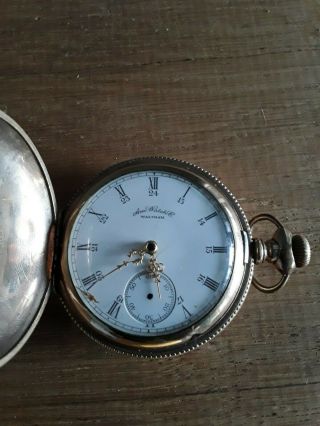 Antique Waltham Gold Plated Pocket Watch Example