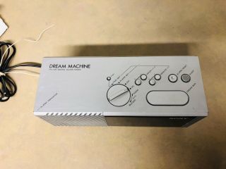1986 Sony ICF - C16W Dream Machine Alarm Clock AM/FM Radio Snooze Bar Vintage 80s 3
