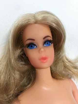 Vintage Live Action Barbie Doll From 1971 1152 Blonde