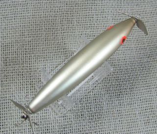 Vintage Florida Lure Robert Andrew,  BOB ' S BAITS Pewter Colored Surface Bait 3T 5
