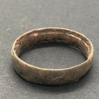 Ancient Or Medieval Wedding Ring European Metal Detector Find Artifact Antique D