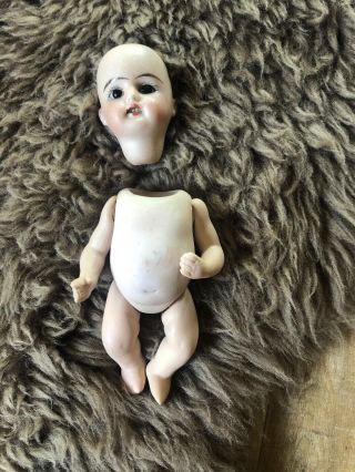 Vintage Bisque Doll,  Made In Germany,  Doll Head And Body