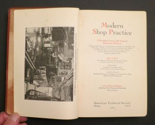 Vintage 1930 Forging Book Foundry Book Metal Casting Shop Foundry Shop Man Cave 3
