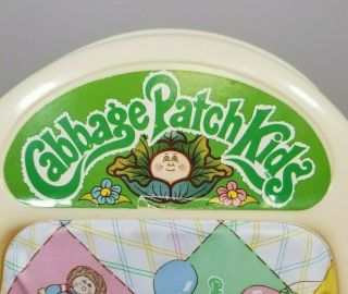 1983 Cabbage Patch Kids Doll 3 - Position Rocker Carrier Baby Seat CPK Vintage Toy 4