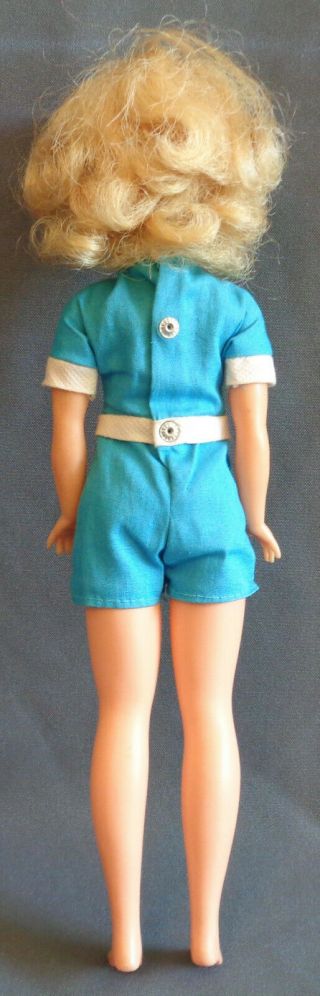 Vintage Ideal Toy Corp BS 12 Tammy Doll Pale Blond Wearing Blue Jumpsuit 12 