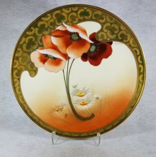Osborne Art Studios Porcelain Plate Antique J & C Jaegar & Co.  Hand Painted 1923