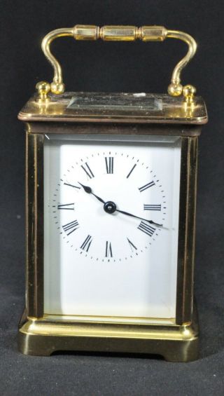 R & Co Paris 8 Day Carriage Clock With Brass Case (ms140)