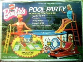 vintage Barbie Pool Party from 1970 ' s 3