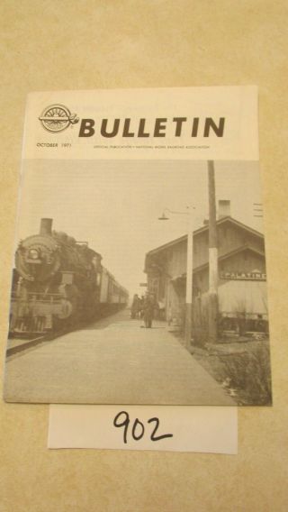 NMRA Bulletin 1971 National Model Railroad Association 10 issues Trains 3