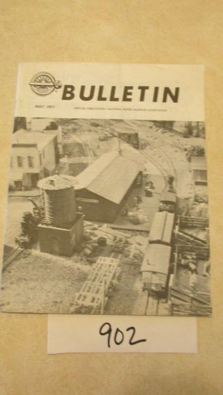 NMRA Bulletin 1971 National Model Railroad Association 10 issues Trains 4