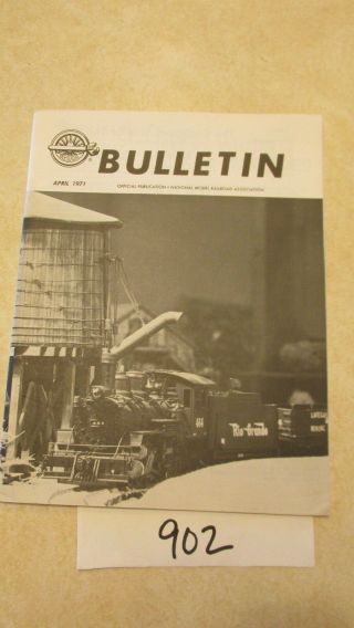 NMRA Bulletin 1971 National Model Railroad Association 10 issues Trains 5