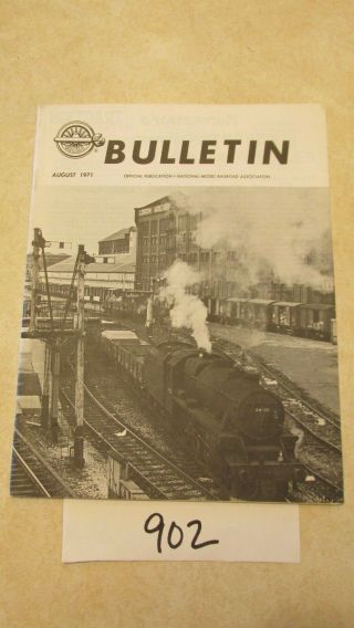 NMRA Bulletin 1971 National Model Railroad Association 10 issues Trains 6