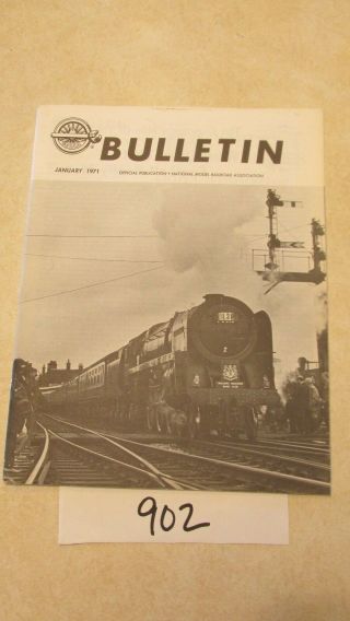NMRA Bulletin 1971 National Model Railroad Association 10 issues Trains 8