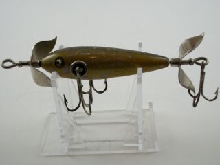 Vintage Unknown Heddon 100 In Gold,  Early