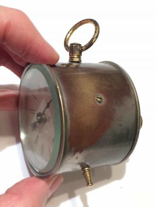 Rare Antique April 23rd 1878 Back Wind Ansonia Clock Co.  Miniature Clock.  Patent 5
