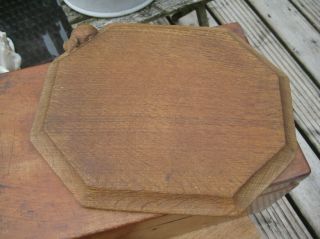 Robert Thompson,  Mouseman,  Carved Oak Bread /cheese Board,
