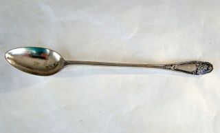 Isabella Grape R.  C.  Co.  Long Ice Tea Spoon Silverplate 1913 Hard To Find Rogers