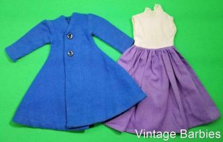 Horsman Mary Poppins Doll Outfit Dress & Coat Vintage 1960 