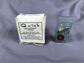 Vintage D.  A.  M.  QUICK REEL REPLACEMENT SPOOL,  Model 330,  w/ NOS Parts Kit 5