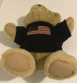 Vintage 1996 Ralph Lauren Polo Teddy Bear Plush Stuffed Animal RL Flag USA 15 