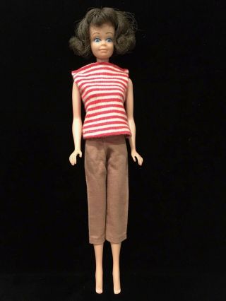 Vintage Midge & Scooter Dolls By Mattel W/ Case,  Clothing & Accessories