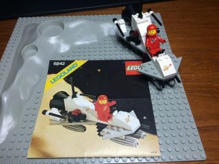 Lego Classic Space 6842 Small Space Shuttle Craft 100 Complete With Instructions