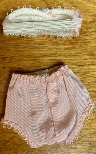VOGUE JILL Doll Lingerie Bra Panties Stockings Petticoat Tagged Fits 10 1/2” 5