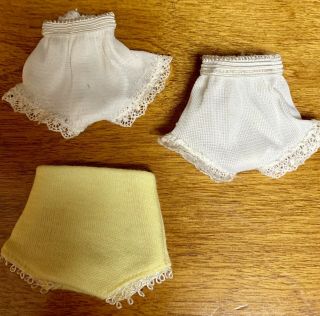 VOGUE JILL Doll Lingerie Bra Panties Stockings Petticoat Tagged Fits 10 1/2” 8