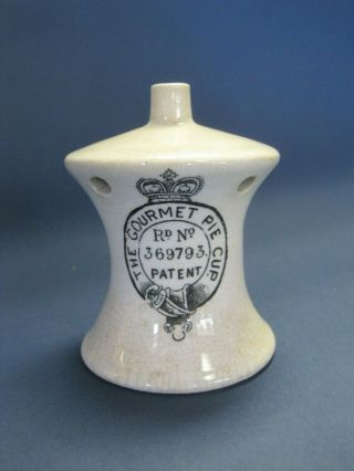 Antique The Gourmet Pie Cup Rd No 369793 Patent Pie Funnel Vent