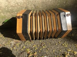 Antique Viceroy 31 Key Concertina Made In saxony Germany 2