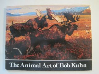 The Animal Art Of Bob Kuhn Soft Cover Vintage 1982 How To Draw Sketch Animals