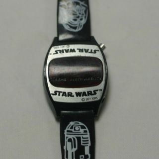 Vintage Star Wars 1977 Texas Instruments LED Watch 2