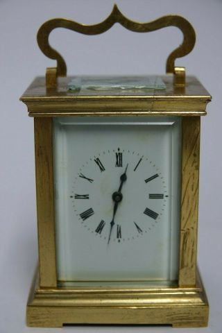 Good Quality Miniature Brass Carriage Clock - L@@k
