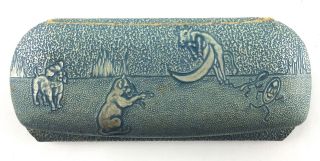 Vintage Eyeglasses Case Cow Jumping Over The Moon Dish Running Away With Spoon