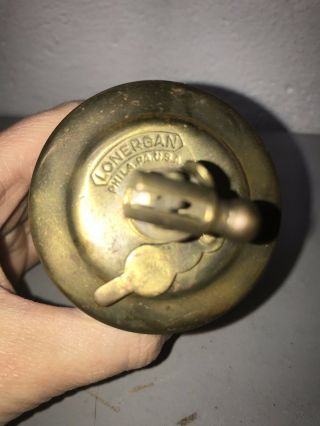 JE Lonergan Brass Oiler for Hit Miss Gas Engine Steampunk Vintage Antique 8