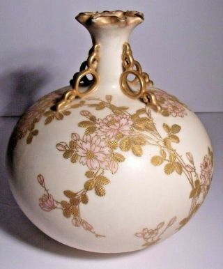 Belleek Ceramic Arts Company 1894 - 1906 Hand Painted Vase Antique Lenox