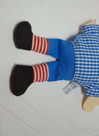 Vintage Raggedy Ann Andy doll Knickerbocker toys Blue Shirt 5