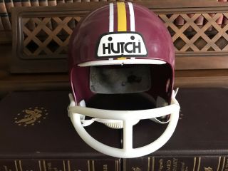 Vintage Hutch Youth Football Helmet - WASHINGTON REDSKINS Rawlings NFL Costume 3