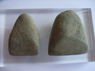 2 Ancient Neolithic Stone Axes,  Stone Age,  VERY RARE TOP 2