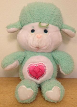 Vtg 1980s 1984 Kenner Care Bears Cousins Gentle Heart Lamb Plush Stuffed 14” Toy
