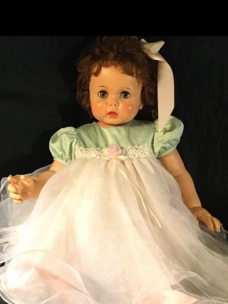 Vintage Ideal High Color Brunette 32 " Penny Playpal Doll Patti Playpal Sister