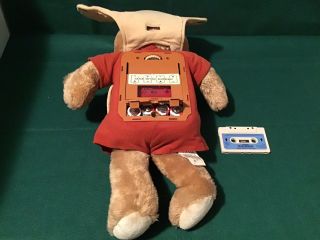 Vintage 1985 Teddy Ruxpin Worlds Of Wonder Animatronic Collectible Character Toy 2