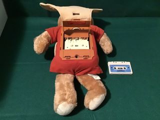Vintage 1985 Teddy Ruxpin Worlds Of Wonder Animatronic Collectible Character Toy 3