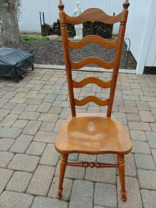 Tell City Furniture 8036 Andover Ladder Back Solid Bottom Chair