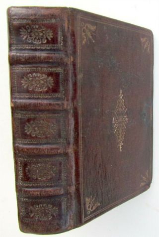 1719 Antique French Book Heures Contenant L 