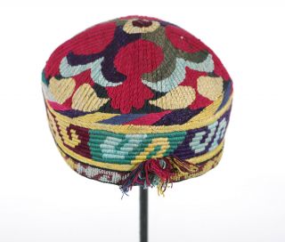 3.  94 " X 20.  08 " Hat Tribal Hat Afghan Vintage Fast Shipment With Ups 07617